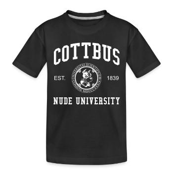 Cottbus Nude University Hochschule Universität Uni - T-shirt bio Premium Enfant - noir - Devant