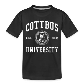 Université de Cottbus Universität Hochschule Uni - T-shirt bio Premium Enfant - noir - Devant