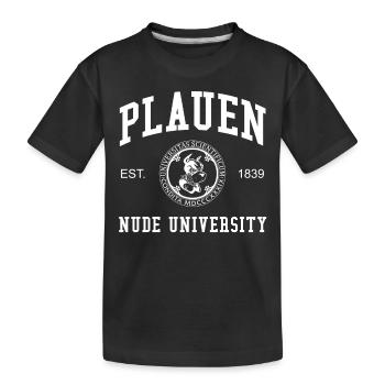 Plauen Nude University Hochschule Universität Uni - T-shirt bio Premium Enfant - noir - Devant