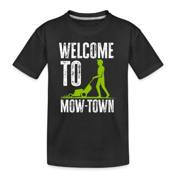 Bienvenue aux paysagistes - T-shirt bio Premium Enfant - noir - Devant