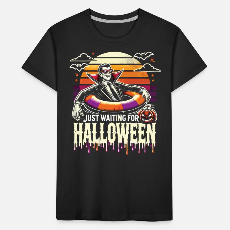 Vampire Chilling: Aspettando Halloween Maglietta ecologica premium per bambini