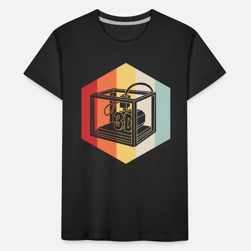 Impression 3D T-shirt bio Premium Enfant