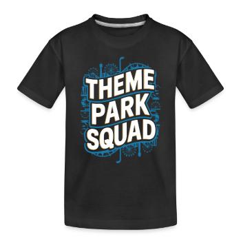 Aventure et divertissement de l’escouade du parc thématique - T-shirt bio Premium Enfant - noir - Devant