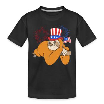 Paresse - T-shirt bio Premium Enfant - noir - Devant