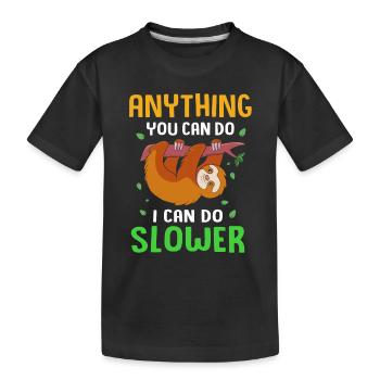 Paresse - T-shirt bio Premium Enfant - noir - Devant