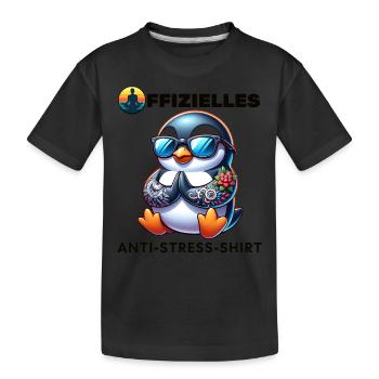 Méditation & Yoga Officiel Anti Stress - T-shirt bio Premium Enfant - noir - Devant