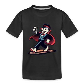 Rétro Vintage Vampire Style Halloween Costume Décoration - T-shirt bio Premium Enfant - noir - Devant