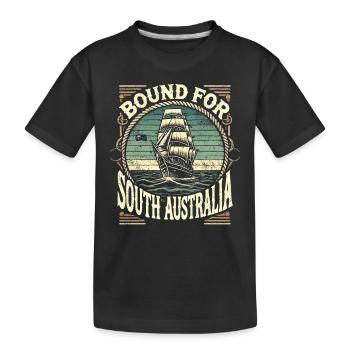 Sailors Sea Shanty Singing Ship Adventures - Kinder Premium Bio T-Shirt - Schwarz - Vorne