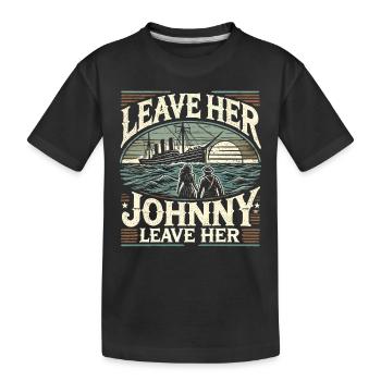 Sailors Sea Shanty Singing Ship Adventures - Kinder Premium Bio T-Shirt - Schwarz - Vorne