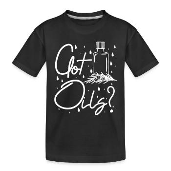 Vous avez des huiles essentielles ? - T-shirt bio Premium Enfant - noir - Devant