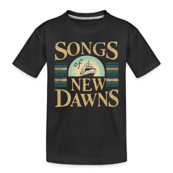 Sailors Sea Shanty Singing Ship Adventures - Kinder Premium Bio T-Shirt - Schwarz - Vorne