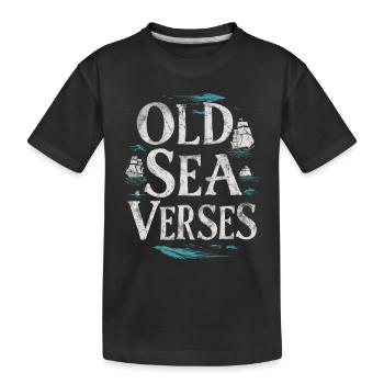 Sailors Sea Shanty Singing Ship Adventures - Kids' Premium Organic T-Shirt - black - Front