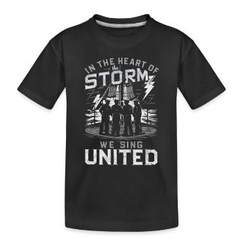 Sailors Sea Shanty Singing Ship Adventures - Kids' Premium Organic T-Shirt - black - Front