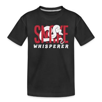 Chuchoteur de serpent - T-shirt bio Premium Enfant - noir - Devant