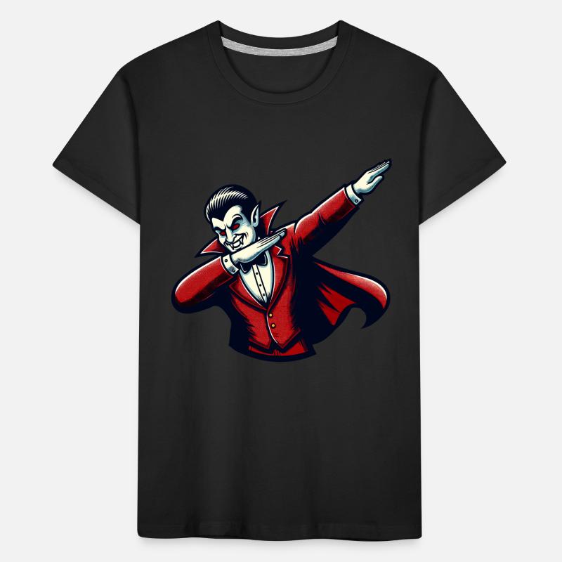 Dabbing Vampire Funny Dabbing Design Kids' Premium Organic T-Shirt