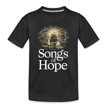 Sailors Sea Shanty Singing Ship Adventures - Kids' Premium Organic T-Shirt - black - Front