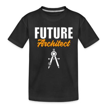 Architecte - T-shirt bio Premium Enfant - noir - Devant