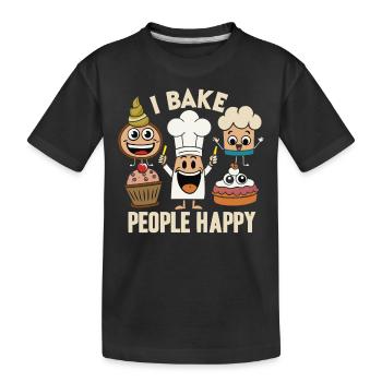 Mieux faire vivre le monde - T-shirt bio Premium Enfant - noir - Devant