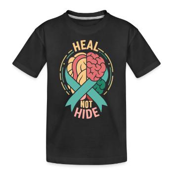 Depression Hilfe - Mental Breakdown - Kinder Premium Bio T-Shirt - Schwarz - Vorne
