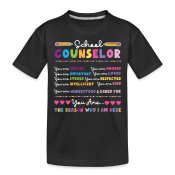 Conseiller scolaire Conseiller scolaire - T-shirt bio Premium Enfant - noir - Devant