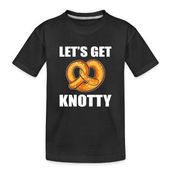 bretzel - T-shirt bio Premium Enfant - noir - Devant