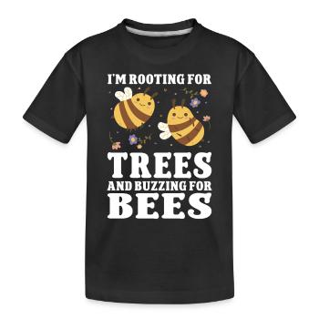 Earth Day Climate Change Awareness - Kinder Premium Bio T-Shirt - Schwarz - Vorne