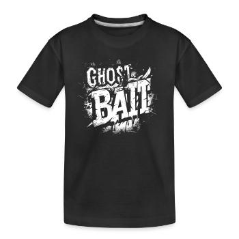 Appât fantôme Police hantée Appât fantôme | Paranormal - T-shirt bio Premium Enfant - noir - Devant