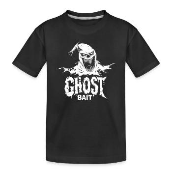 Appât fantôme Sinistre Faucheuse | SOS Fantômes - T-shirt bio Premium Enfant - noir - Devant