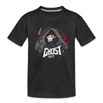 Appât fantôme Appât fantôme Conception Paranormal Hunter - T-shirt bio Premium Enfant - noir - Devant
