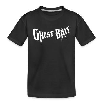Appât fantôme Lettrage effrayant | Appât fantôme - T-shirt bio Premium Enfant - noir - Devant