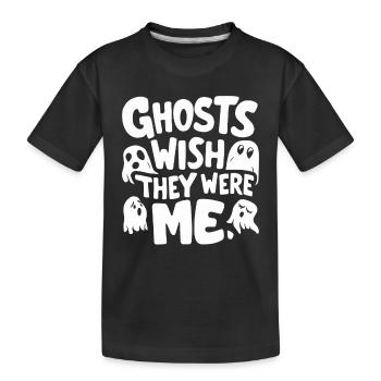 Appât fantôme Halloween Parapsychologie Paranormal - T-shirt bio Premium Enfant - noir - Devant