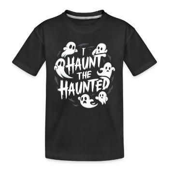 Appât fantôme Halloween Parapsychologie Paranormal - T-shirt bio Premium Enfant - noir - Devant