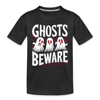 Appât fantôme Halloween Parapsychologie Paranormal - T-shirt bio Premium Enfant - noir - Devant