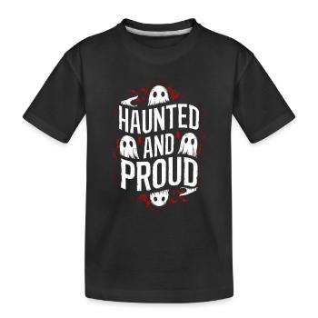 Appât fantôme Halloween Parapsychologie Paranormal - T-shirt bio Premium Enfant - noir - Devant