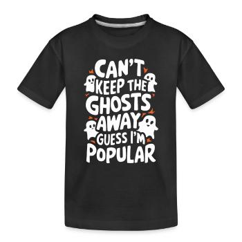 Appât fantôme Halloween Parapsychologie Paranormal - T-shirt bio Premium Enfant - noir - Devant