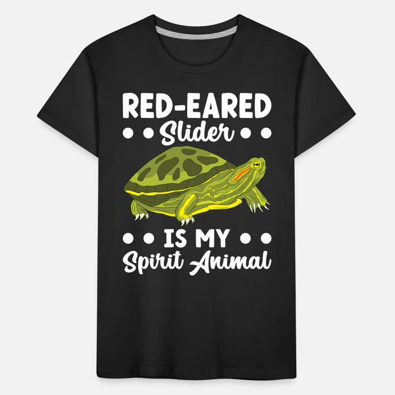 Turtle Red-eared Turtle Kids' Premium Organic T-Shirt