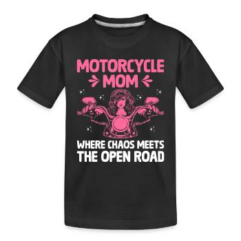 Moto Mom Where Chaos Meets The Open Road Bik - T-shirt bio Premium Enfant - noir - Devant