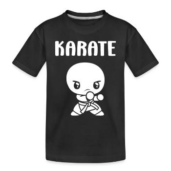 karate - T-shirt bio Premium Enfant - noir - Devant