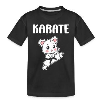 karate - T-shirt bio Premium Enfant - noir - Devant