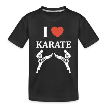 karate - T-shirt bio Premium Enfant - noir - Devant