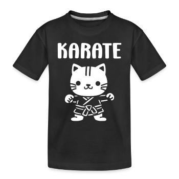 karate - T-shirt bio Premium Enfant - noir - Devant