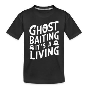 Appât fantôme Halloween Parapsychologie Paranormal - T-shirt bio Premium Enfant - noir - Devant