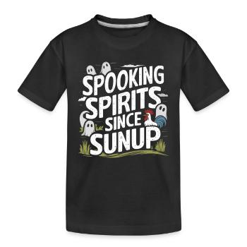 Appât fantôme Halloween Parapsychologie Paranormal - T-shirt bio Premium Enfant - noir - Devant