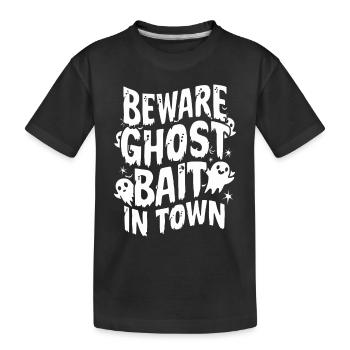 Appât fantôme Halloween Parapsychologie Paranormal - T-shirt bio Premium Enfant - noir - Devant