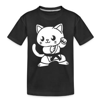 karate - T-shirt bio Premium Enfant - noir - Devant