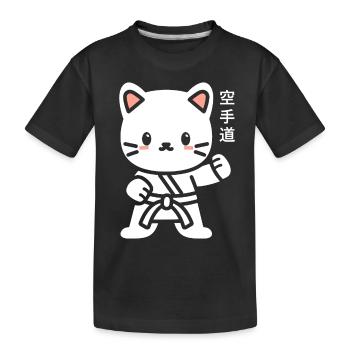 karate - T-shirt bio Premium Enfant - noir - Devant