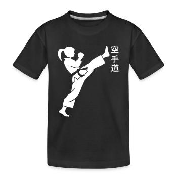 karate - T-shirt bio Premium Enfant - noir - Devant