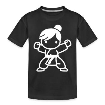 karate - T-shirt bio Premium Enfant - noir - Devant