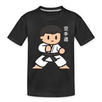 karate - T-shirt bio Premium Enfant - noir - Devant