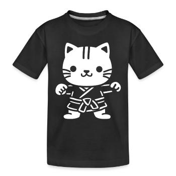 karate - T-shirt bio Premium Enfant - noir - Devant